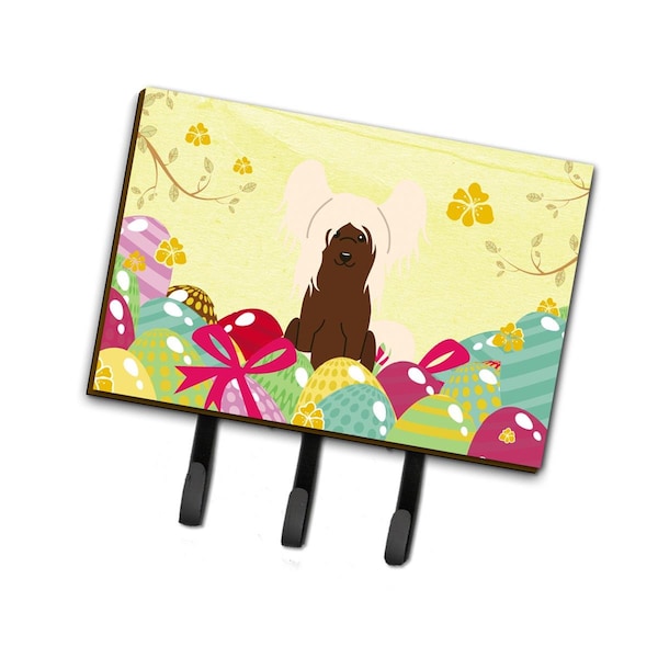 Carolines Treasures Easter Eggs Chinese Crested Cream Leash or Key Holder BB6113TH68 - main